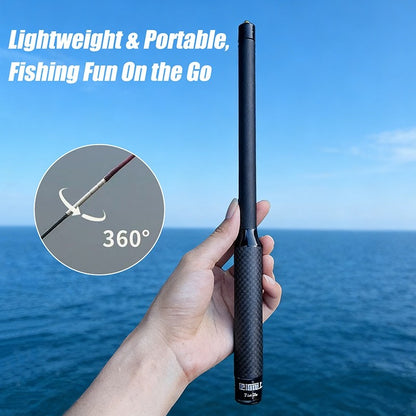 Telescopic Pocket Fishing Rod Extendable Ice Fishing Pole 1.3/1.5/1.8/2.0/2.2m Fishing Rod for Bass Pike Mini Rockfish Rods ???