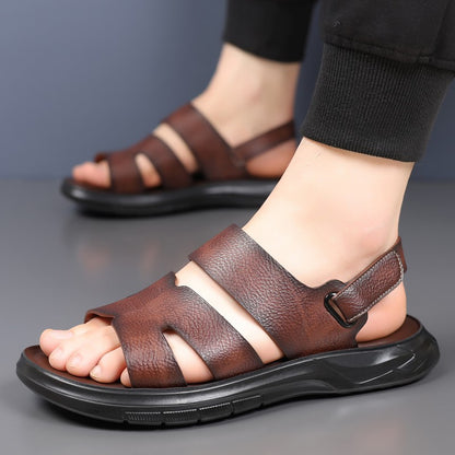 Soft Sole Outdoor Sport Slide Sandals Luxury Brand Male Slippers Men's Summer Comfortable Beach Sandals Non-Slip Walking Shoes