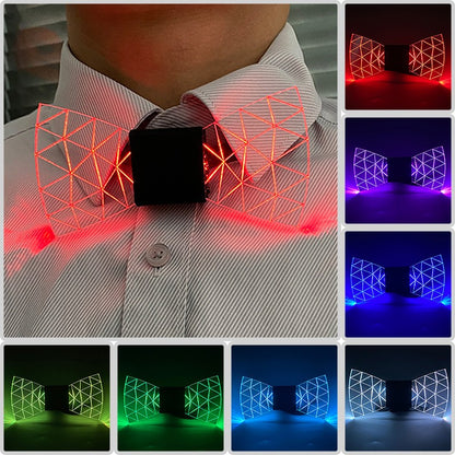 Japanese Anime Conan Same LED Glasses Light Up Glasses Glowing Glasses Bowtie Men Women Halloween Cosplay Costume