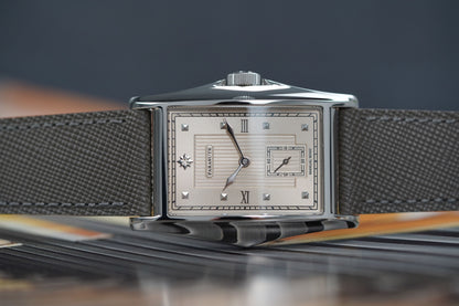 FARASUTE Creative Manual Square Customized Mechanical Movement Watch Men Luxury Sapphire Glass Small Second Wristwatches reloj