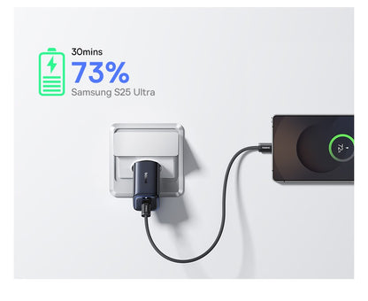 Baseus Picogo 67W GaN Charger PD Charger Type C USB Charger Fast Charging Phone Charger For iPhone 17 16 Travel Charger Portable