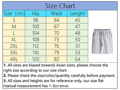 Italy Fashion Men's Walking Shorts Spring Summer Classic Male Casual Sports Knee-length Shorts Gym Fitness Quick-dry Short Pants