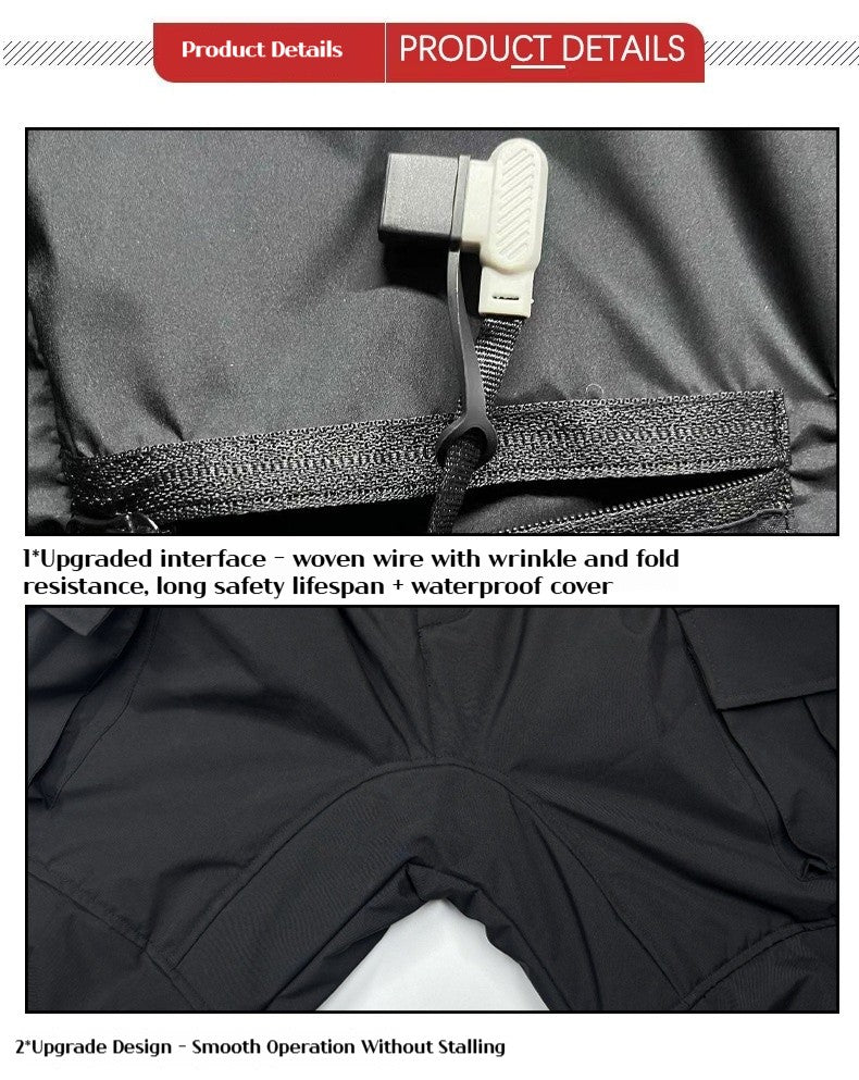 18 Zone Knee Heating for Men Women Winter Thermal Heating Pants Heated Pants Electric Trousers Ski Hunting Hiking Outdoor Work