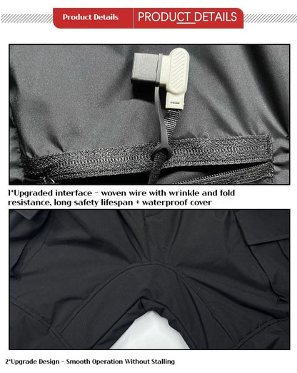 18 Zone Knee Heating for Men Women Winter Thermal Heating Pants Heated Pants Electric Trousers Ski Hunting Hiking Outdoor Work