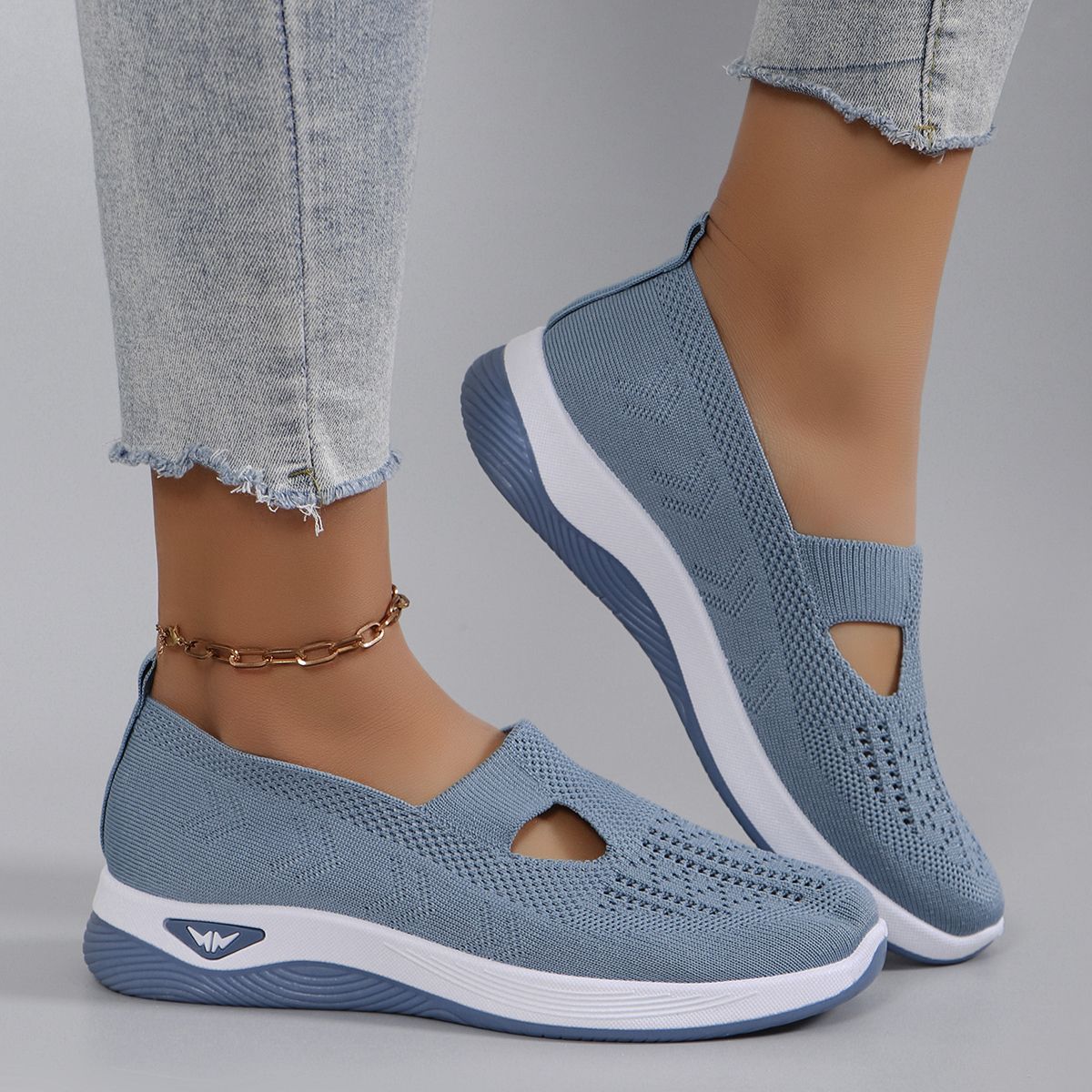Women's summer breathable mesh flat shoes women's shoes casual sneakers shoes, clearance free shipping