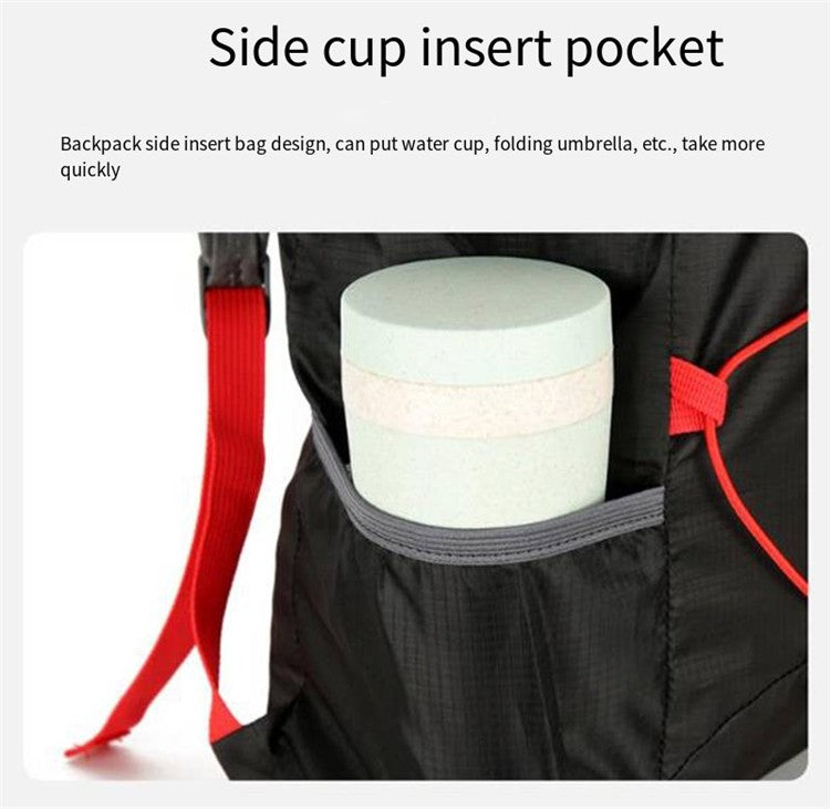 Mochila Esportiva Dobrável Multifuncional Impermeável para Camping e Caminhada ao Ar Livre Portátil para o Dia a Dia Mochila de Viagem