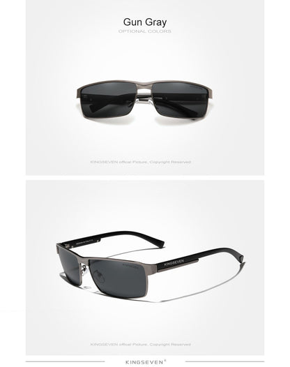 KINGSEVEN New Photochromic Sunglasses Men Chameleon Polarized Pilot Sun Glasses Driving Square Eyewear Men's Sun Glasses Male