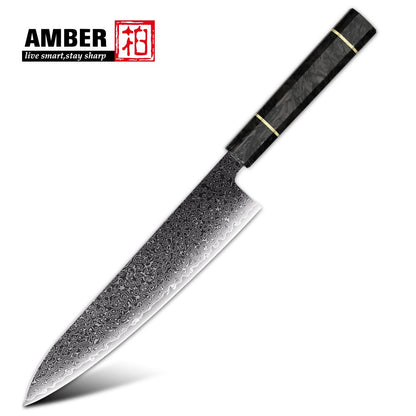 Professional 67-layer Damascus Japanese Kitchen Nakiri Gyuto Chef bread boning Knife Set Home kitchen tool with Carbon Fiber HD
