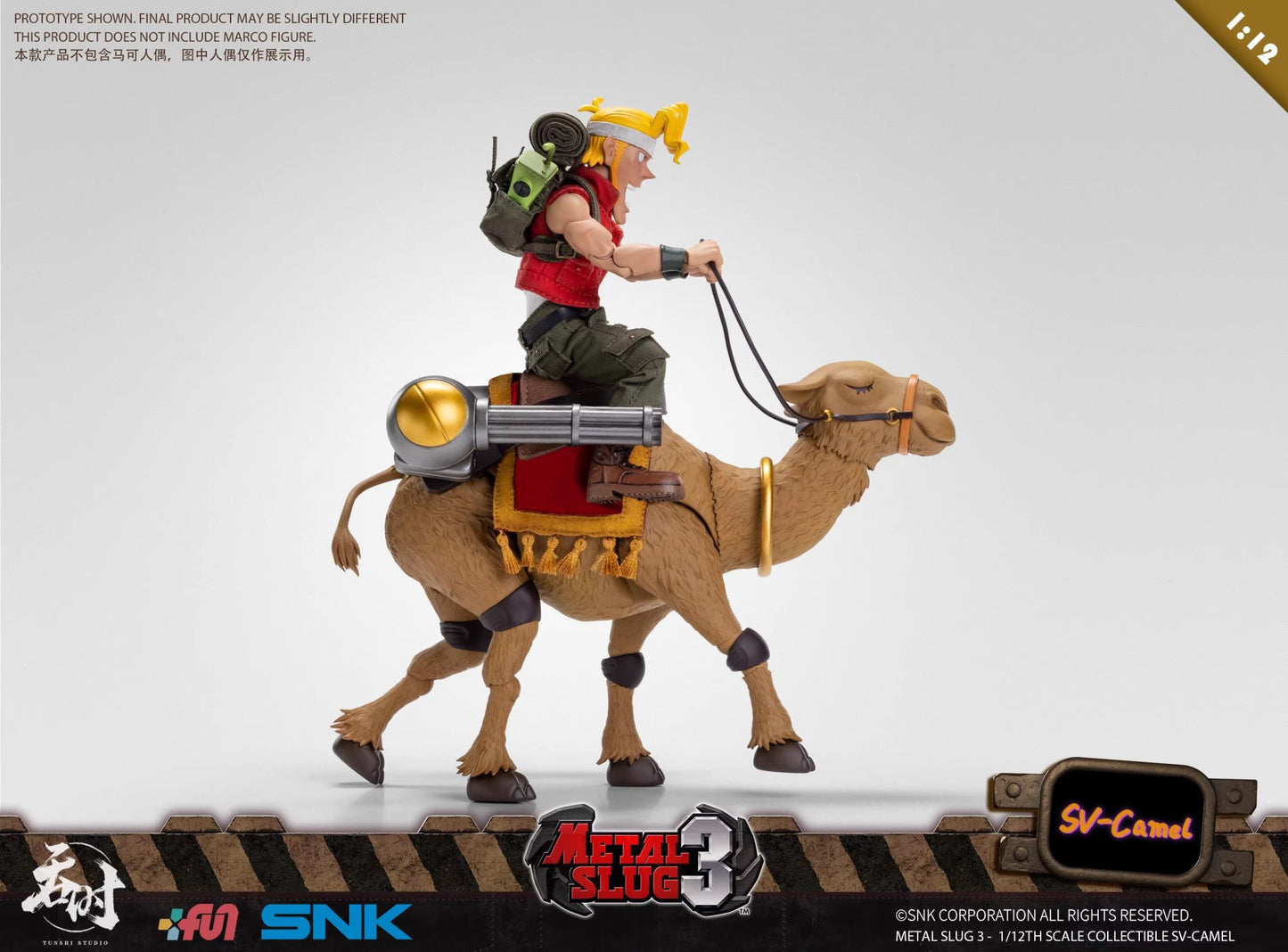 Em estoque TunShi Studio METAL SLUG 1/12 SHF METAL SLUG SV-Camel Veículo de Montagem Anime Bonecos de Ação Brinquedos Modelos PVC Colecionáveis