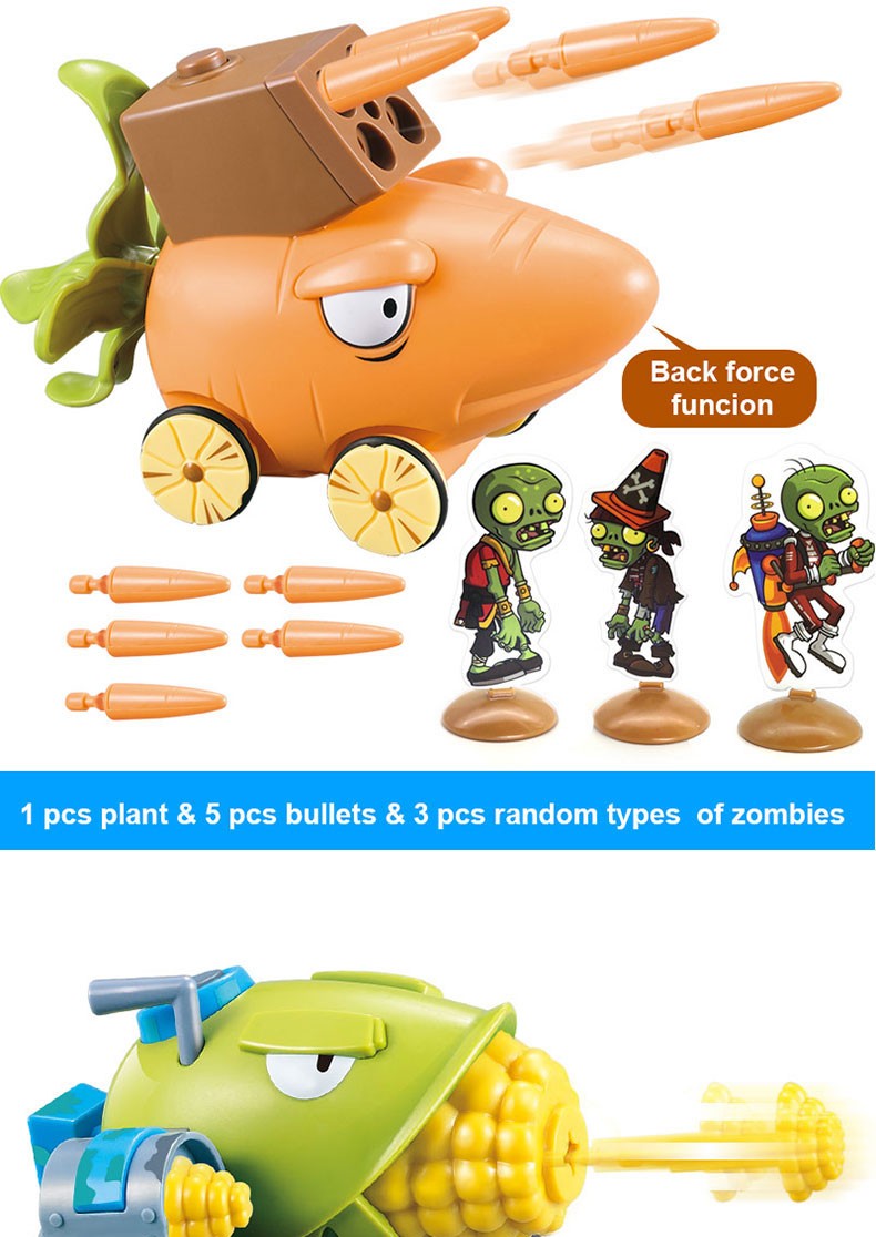1pcs New PLANTS VS ZOMBIES PVZ Pea Shooter Boss Action Figure Model Toy Dolls Shooting Dave Allstar Toy Kids Gifts For Boys