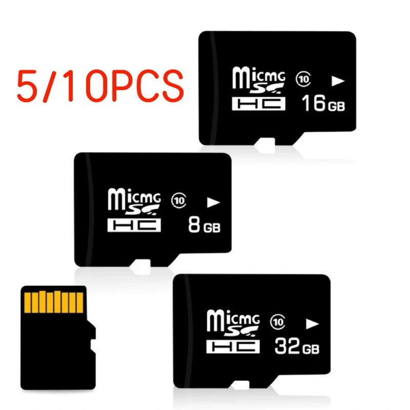 5/10 pçs/lote Mini Cartão SD 4GB 8GB 16GB 32GB 64GB 128GB Cartão de Memória C10 Cartão TF Mini Cartão TF minisd
