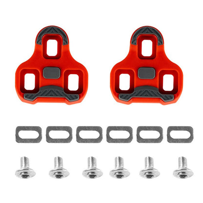 2PCS for LOOK KEO Compatible Road Bike Cleats  0° 4.5° 9° Adjustable Pedal Clips with Float Angle for Cycling