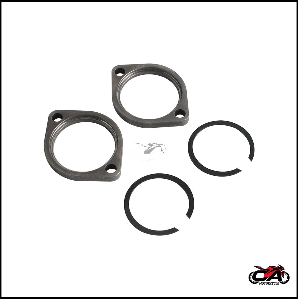 Motorcycle Muffler Flange Exhaust Snap Rings Kit For Harley Sportster 1986-22 Softail 86-25 Touring 1984-25 Dyna FXD FXDWG 91-17