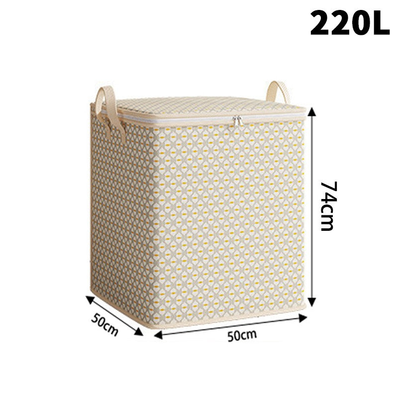 Extra Large Storage Bag - Multifunctional Bedding, Clothing, And Underwear Storage Bag With Zipper, Under Bed Storage Bag