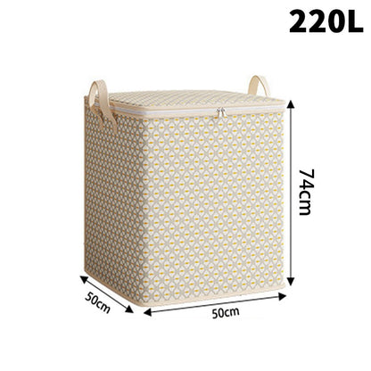 Extra Large Storage Bag - Multifunctional Bedding, Clothing, And Underwear Storage Bag With Zipper, Under Bed Storage Bag