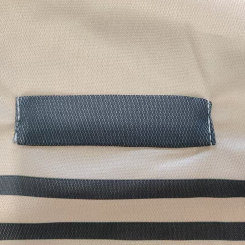 Horse Logo Pattern Print Men Clothes Spring Autumn Long Sleeve Polo Shirt Men Business Casual Turn-down Collar Tops Stripe Polo