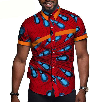 3d Print African Graphic Beach Shirts For Women Men Summer Short Sleeve Large Size Hawaiian Shirts Men's Blouses Cuba Camisa