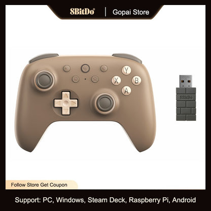 8BitDo Ultimate 2C Wireless Gaming Controller Hall Effect Joystick for PC, Windows 10, 11, Steam Deck, Raspberry Pi, Android