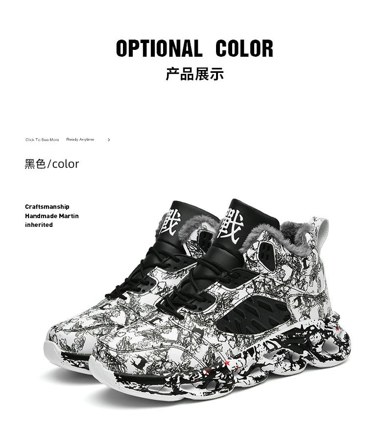 men boots 2023 New Winter Slippers Warm Men Shoes Waterproof Non-Slip Plush Sneakers Male tenis shoes Boots Men Sneakers Winter