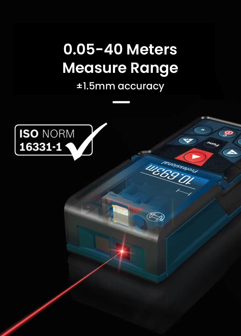 Medidor de Distância a Laser Bosch Trena a Laser Medidor a Laser Profissional Medidor de Distância Ótico Preciso 30-50m Equipamento de Pesquisa