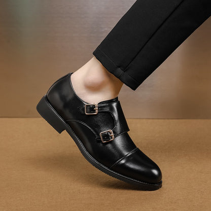 Luxury Brand Casual Leather Men Casual Shoes Fashion Slip-On Flats Moccasins Soft Breathable Man Loafers Business Formal Wedding
