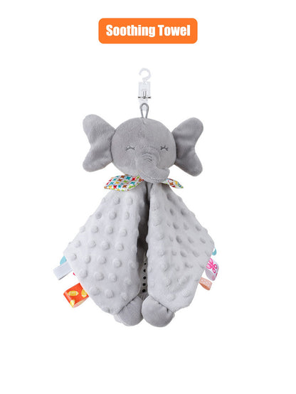 Newborn Baby Plush Stuffed Toys Cute Animal Blanket Comforter Bunny Elephant Soothe Appease Towel Baby Gift