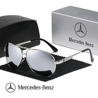 For Mercedes Benz A B C E S V Class GLB GLC GLE AMG Pilot SLK SLC ML Car High Men Anti Glare Driver Goggles Polarized Sunglasses