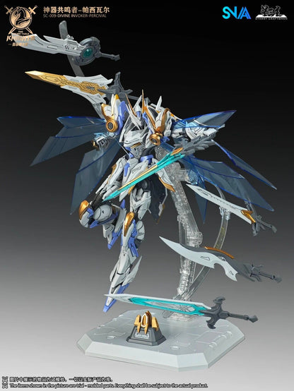HG 1/144 SNAA SC-002 Titan Greatsword Tristan Kit de Montagem SC-009 Divine Invoker Percival The Round Table Knights Figure