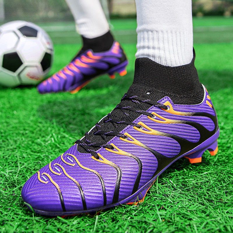 Men's Football Boots TF/FG Adults Soccer Shoes Professional High Quality Soccer Cleats Teenager Anti-slip Outdoor Sports Sneaker
