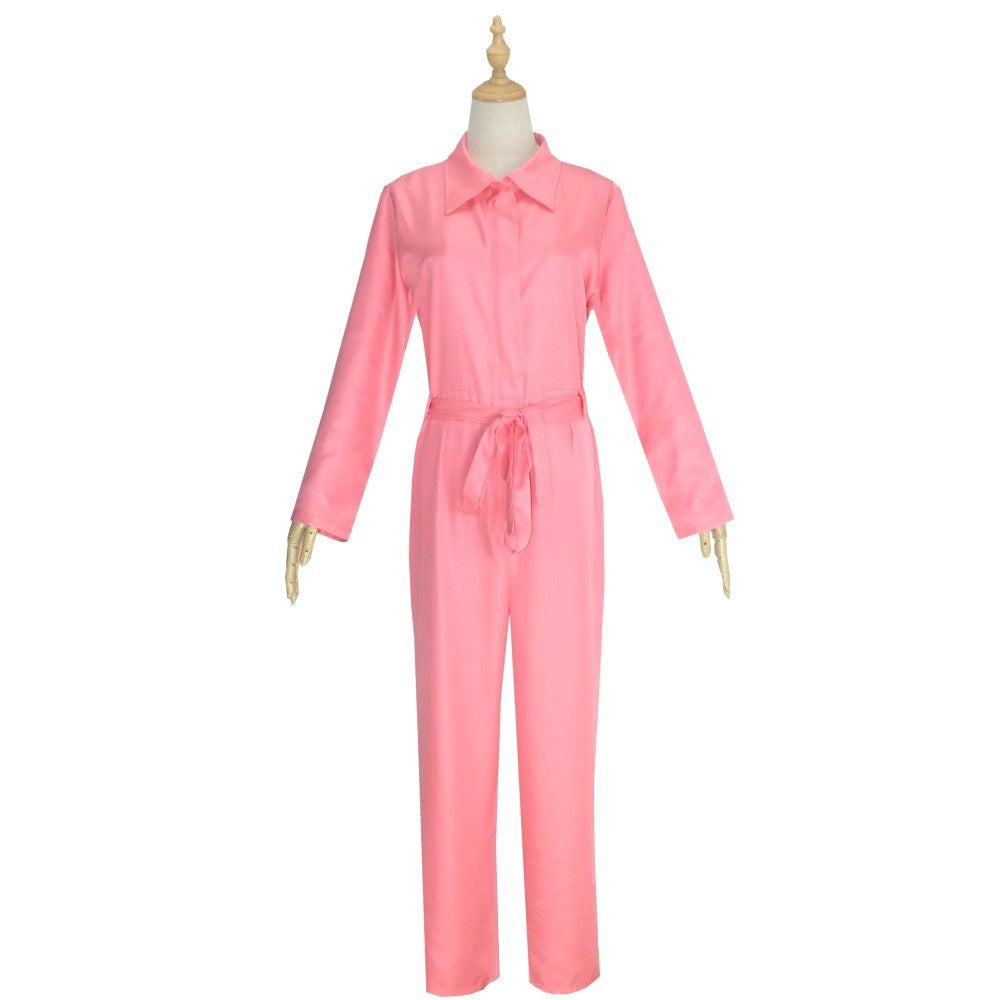 Costume De Cosplay Du Film Ken Pour Adulte, T-shirt Noir, Écharpe Rose, Ensemble Complet, Princesse, Ixde Carnaval D'Halloween