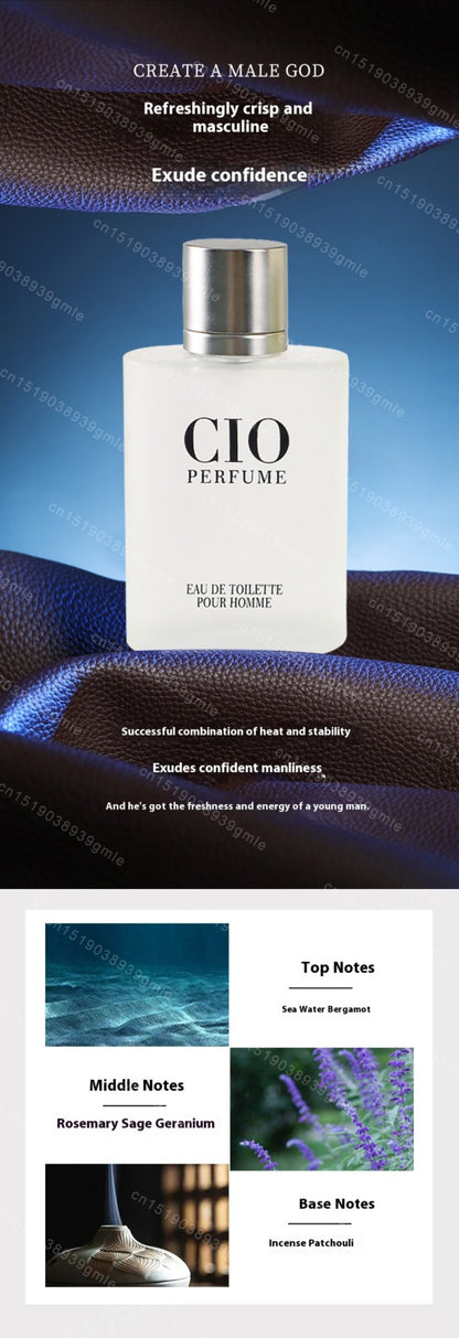 100Ml Brand Men's Cologne Perfume Eau De Parfum Fresh Wood Sandalwood Eau De Toilette Long Lasting Light Genuine Fragrance Scent