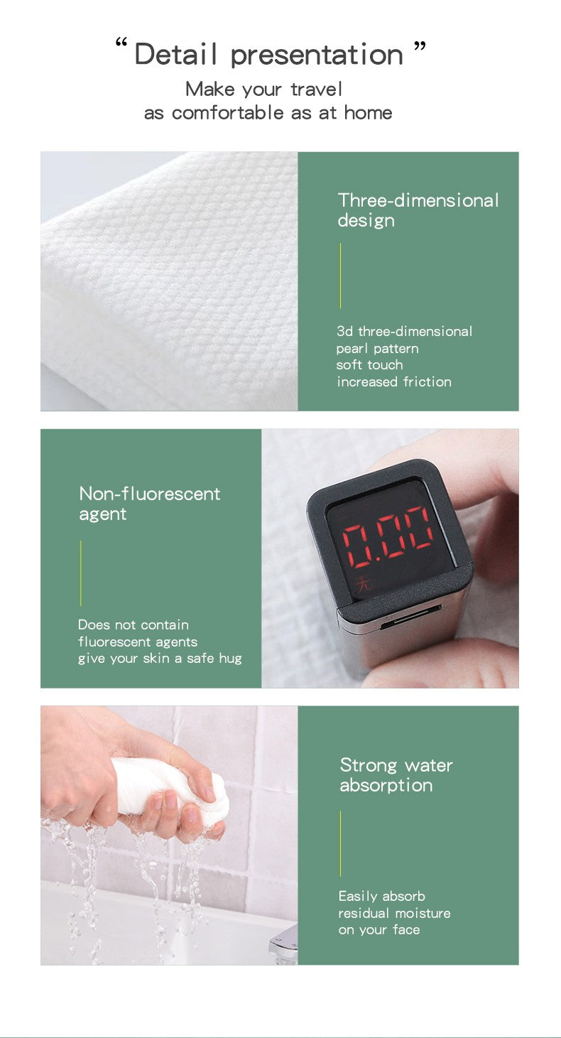 Premium Compressed Towel Tablets Disposable Towel Large Bath Towel Reusable Travel Towel for Hotel Camping Mountaineering Sports