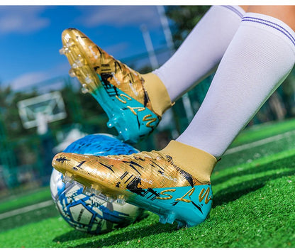 Men's Soccer Shoes Cleats Non-Slip FG Football Boots Men High-quality Match Training Sneakers Futsal Indoor Soccer Boots Boys