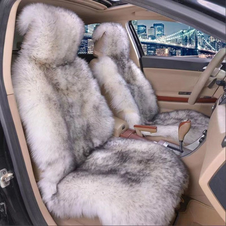 1 Peça Quente Pelúcia Capas de Assento de Carro Universal Longa Lã de Pelo Capa de Assento Dianteiro de Carro Protetor Almofada Tapete para Acessórios de Carro Almofada de Assento de Carro