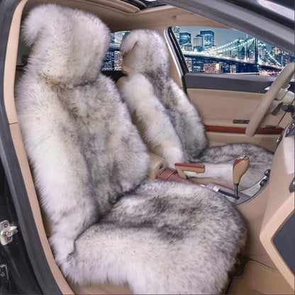 1 Peça Quente Pelúcia Capas de Assento de Carro Universal Longa Lã de Pelo Capa de Assento Dianteiro de Carro Protetor Almofada Tapete para Acessórios de Carro Almofada de Assento de Carro