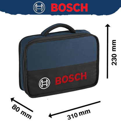 Bolsa de Ferramentas BOSCH Bag3 Portátil Lona Espessa e Durável Kit de Eletricista para Manutenção