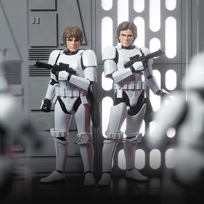 Blokees Star Wars Trooper Stormtrooper Darth Vader Bonecos de Ação Modelo Brinquedos de Montar Enfeite de Mesa Presentes de Aniversário