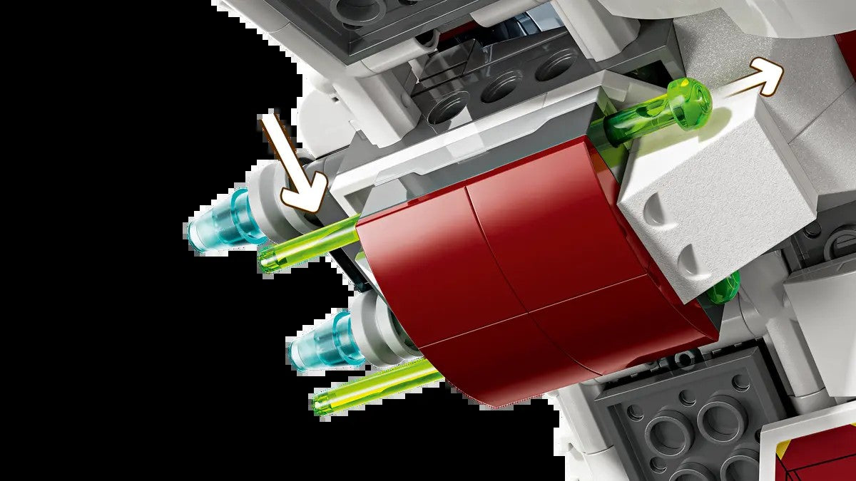 LEGO Star Wars 75401 Interceptador Jedi de Ahsoka, Brinquedo de Blocos de Montar para Crianças, Presente