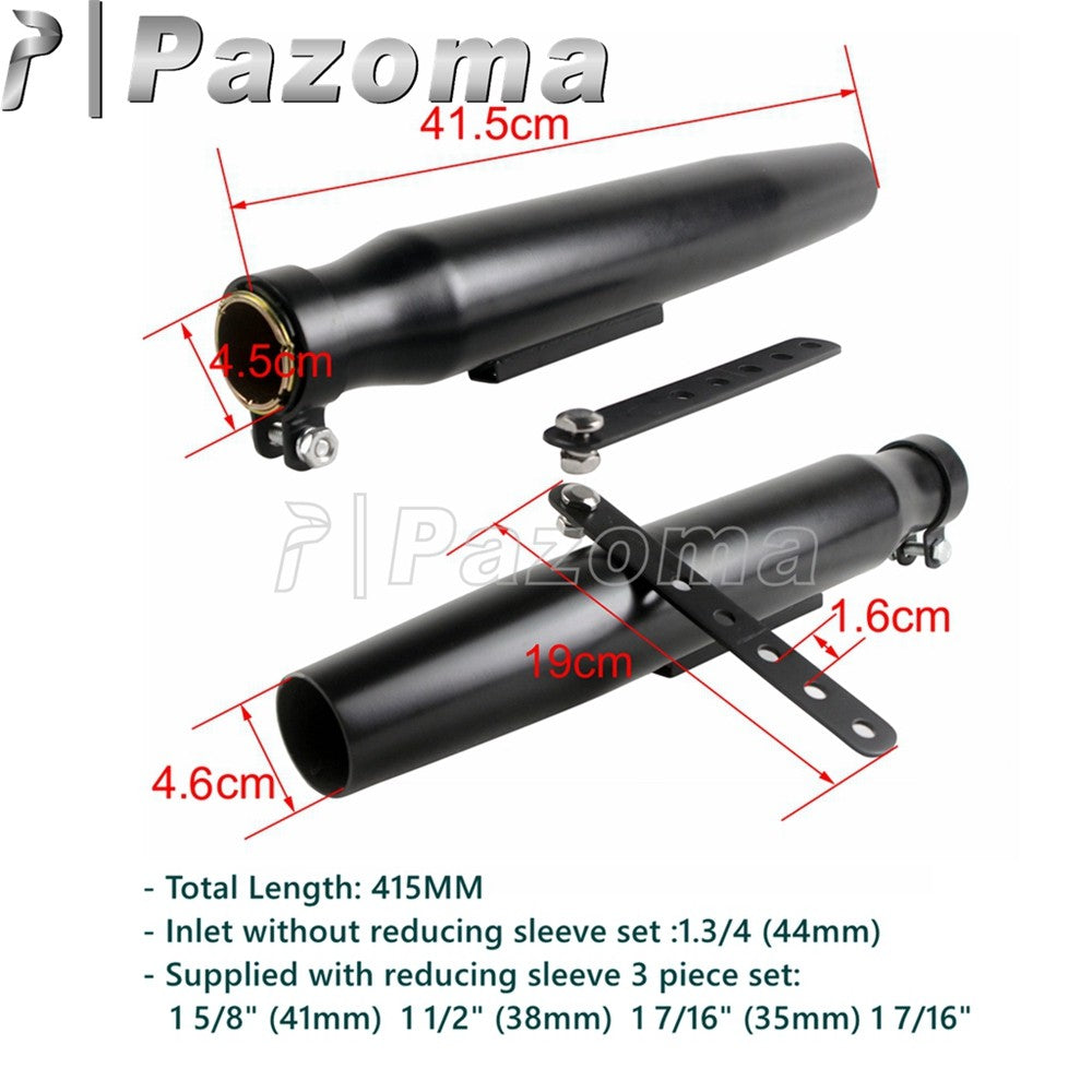 Universal Motorcycle 34-41 mm Pipe Exhaust Muffler For Harley Sportster XL1200 XL883 XS650 Softai Dyna Bobber Chopper Silenc