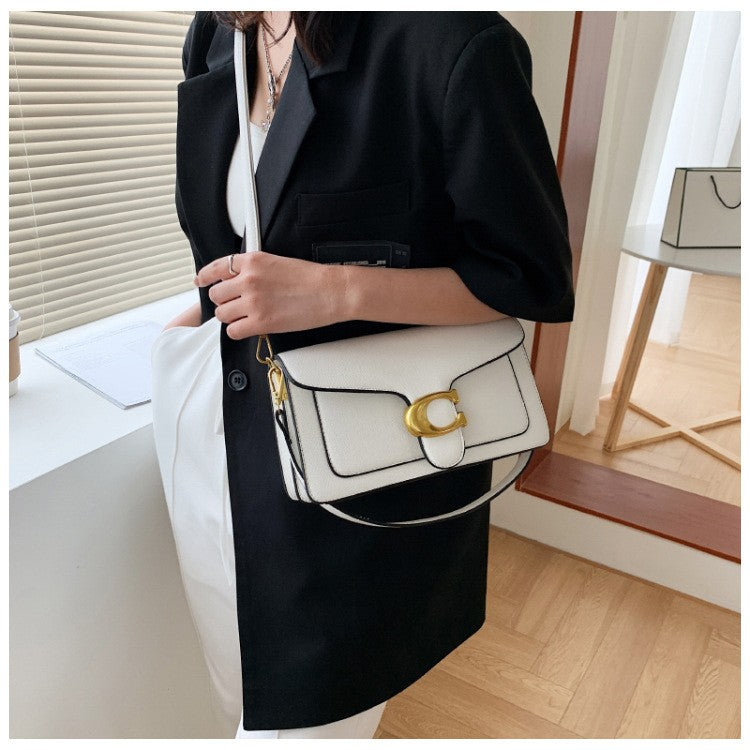 Hot selling retro fashion handbag with versatile temperament and trendy single shoulder crossbody bag for women
