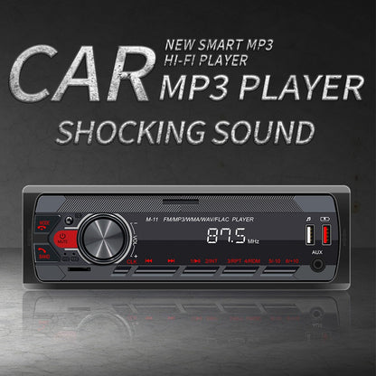 Podofo Car Audio Radio 1 Din MP3 Car Stereo Bluetooth FM AUX In USB Colorful Buttons APP Remote Control Car Multimedia Player