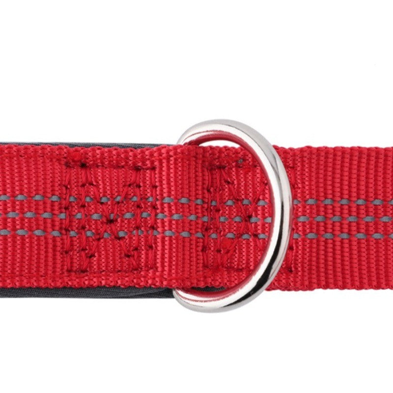 Guias para Cães Coleiras Refletivas com Cordão para Animais de Estimação Coleira para Cães Médios e Grandes à Prova de Explosão Resistente ao Desgaste e Durável