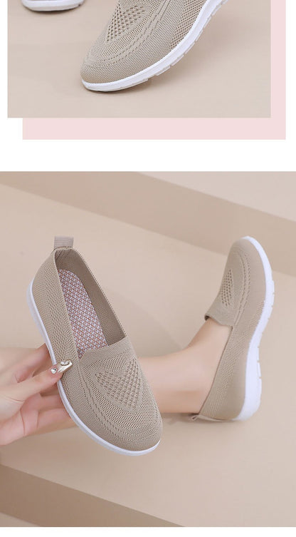 Asgard Women's Casual Flats Shoes Outdoor Lightweight Walking Shoes Summer Comfortable Breathable Mesh Shoes New Hollowing Shoes