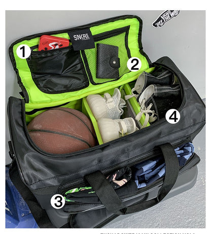 Customized sports basketball bag large capacity travel bag printed personalized logo soccer storage bag