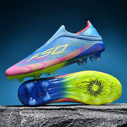 New Men Football Boots Non-Slip High-quality Soccer Shoes Grass Cleats High-top Futsal Sneakers Match Indoor Hot-selling Outdoor