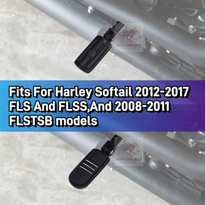 Kit de Suporte para Pedaleira Traseira de Passageiro para Motocicletas Harley Davidson Cross Bones FLSTSB 08-11 Softail Slim FLS FLSS 12-17