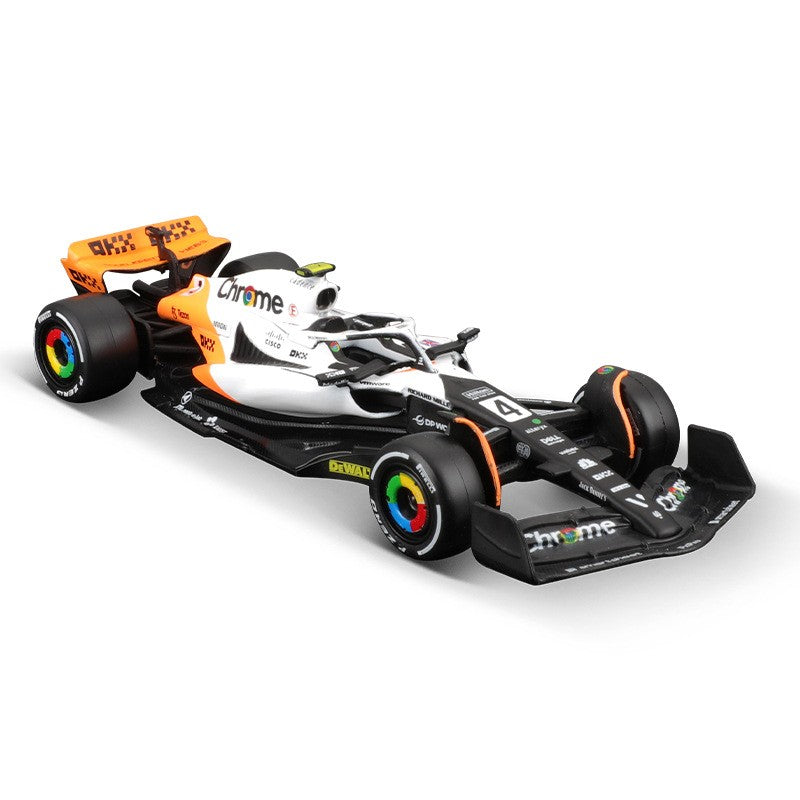 Bburago 1:43 Carro de Fórmula 1 McLaren Mercedes Ferrari SF25 Redbull Racing AlpineA525 Miniatura Colecionável de Metal Fundido Verstappen