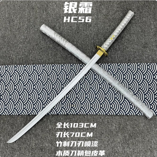 Quality Rosewood Blade Japanese Samurai Katana Sword Wooden Saya Fit Exercise Training Cosplay Props Unsharp
