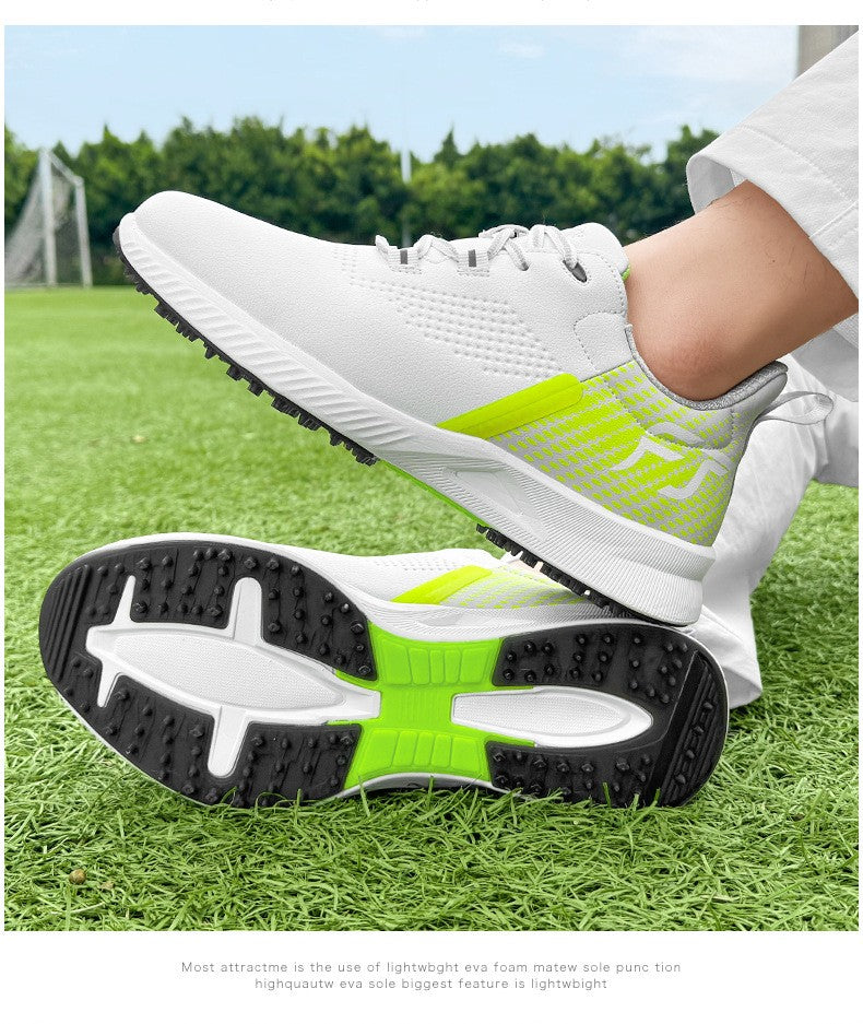 New Golf Shoes Men's Golf Shoes Casual Sneakers Anti-slip Outdoor Training Fitness Breathable Damping Wear-resistant Anti-odor