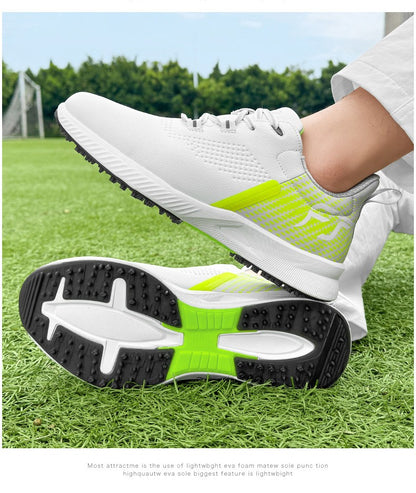 New Golf Shoes Men's Golf Shoes Casual Sneakers Anti-slip Outdoor Training Fitness Breathable Damping Wear-resistant Anti-odor